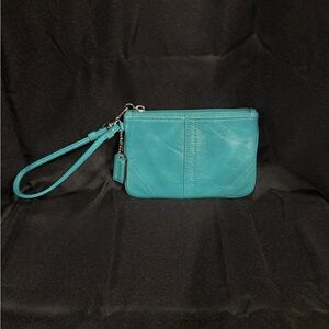Coach Leather Wristlet
